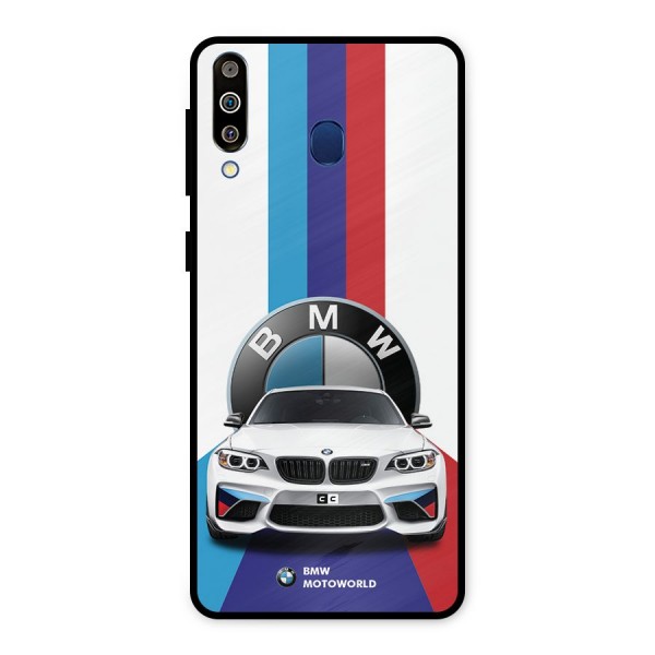 Track Supercar Metal Back Case for Galaxy M30