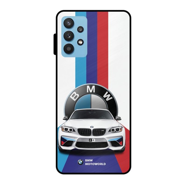 Track Supercar Metal Back Case for Galaxy M32 5G