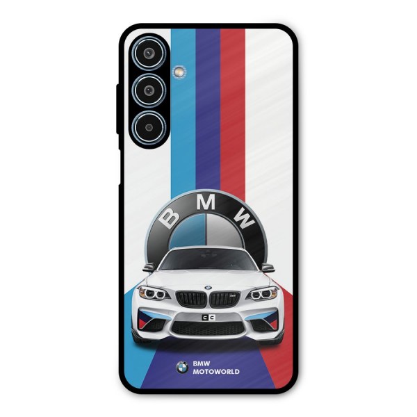 Track Supercar Metal Back Case for Galaxy M35