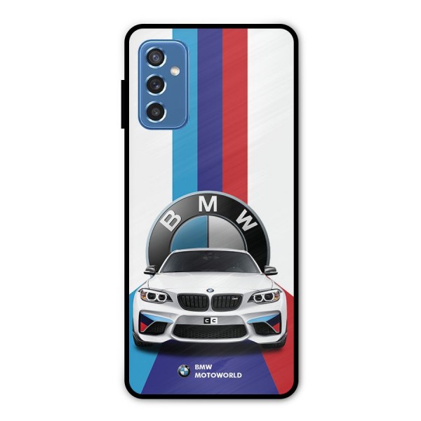 Track Supercar Metal Back Case for Galaxy M52 5G