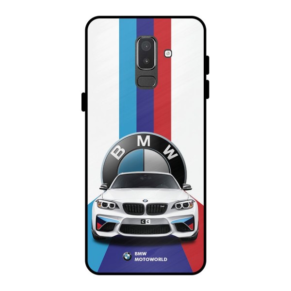 Track Supercar Metal Back Case for Galaxy On8 (2018)