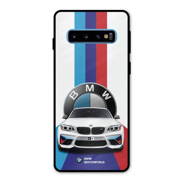 Track Supercar Metal Back Case for Galaxy S10