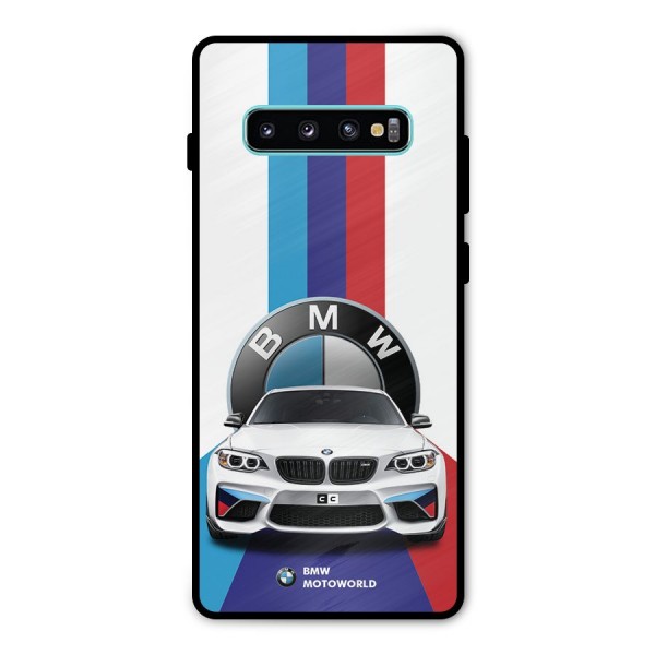 Track Supercar Metal Back Case for Galaxy S10 Plus