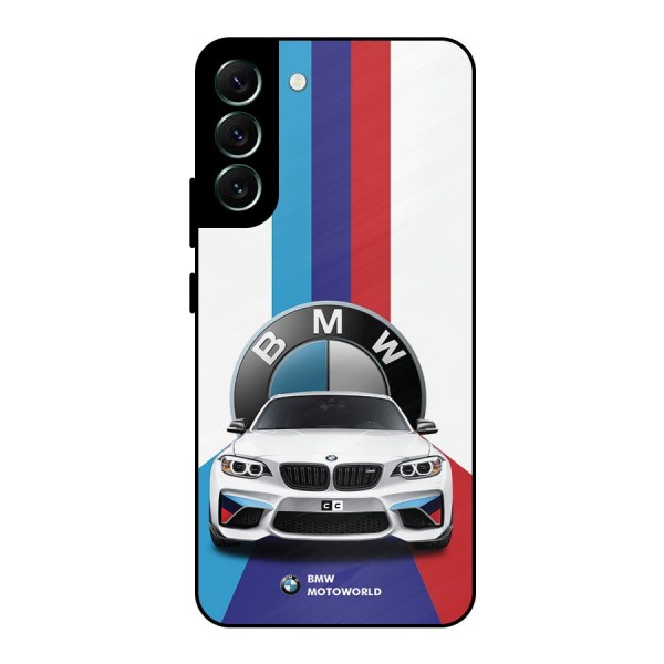 Track Supercar Metal Back Case for Galaxy S22 Plus 5G