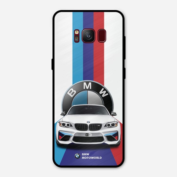 Track Supercar Metal Back Case for Galaxy S8