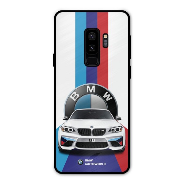 Track Supercar Metal Back Case for Galaxy S9 Plus