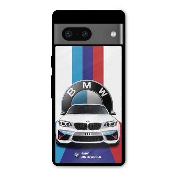 Track Supercar Metal Back Case for Google Pixel 7