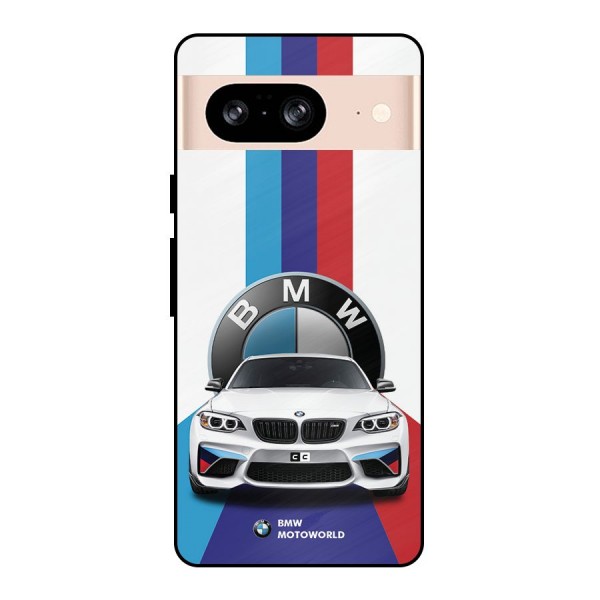 Track Supercar Metal Back Case for Google Pixel 8