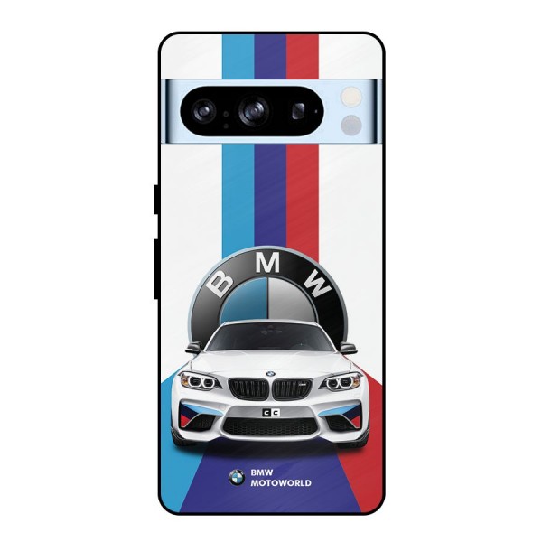 Track Supercar Metal Back Case for Google Pixel 8 Pro