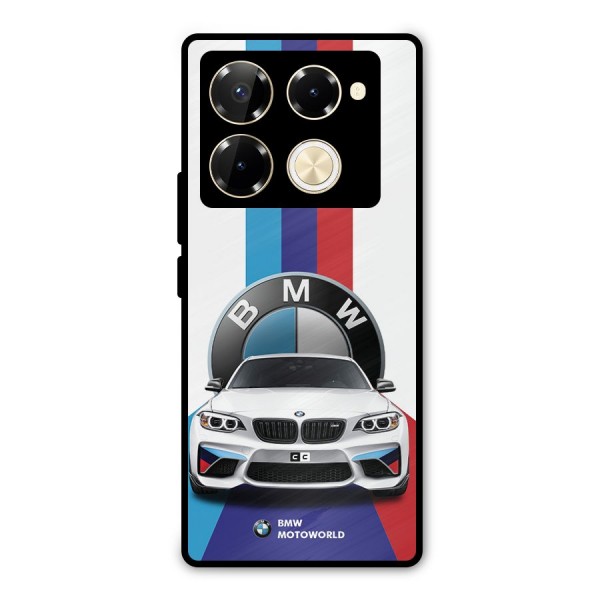 Track Supercar Metal Back Case for Infinix Note 40 Pro