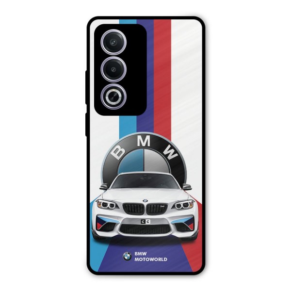 Track Supercar Metal Back Case for Oppo A3 Pro