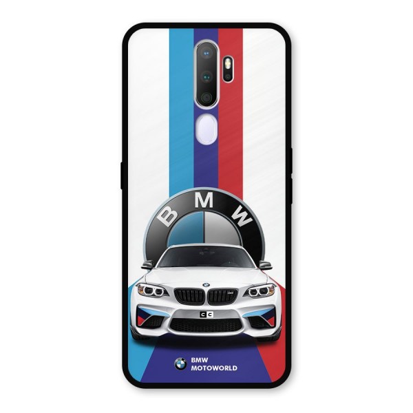 Track Supercar Metal Back Case for Oppo A5 (2020)