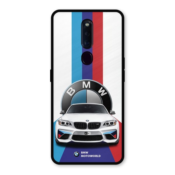 Track Supercar Metal Back Case for Oppo F11 Pro