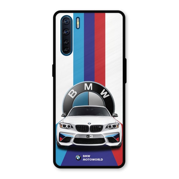 Track Supercar Metal Back Case for Oppo F15