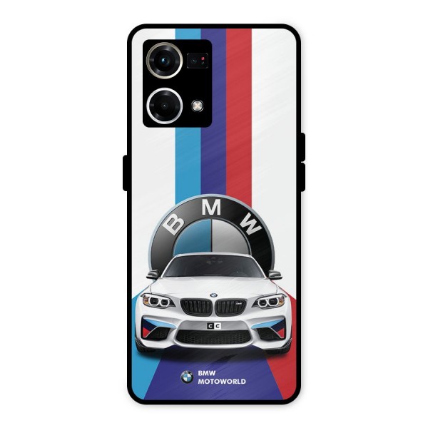 Track Supercar Metal Back Case for Oppo F21 Pro 4G