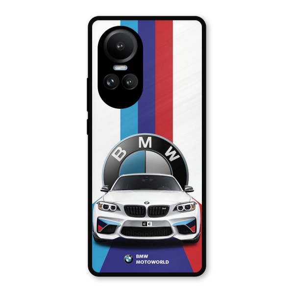 Track Supercar Metal Back Case for Oppo Reno10 Pro