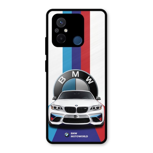 Track Supercar Metal Back Case for Poco C55