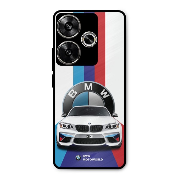 Track Supercar Metal Back Case for Poco F6