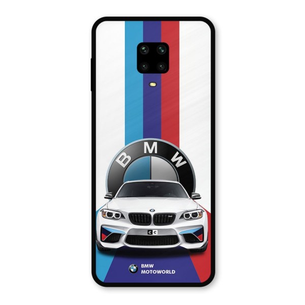 Track Supercar Metal Back Case for Poco M2