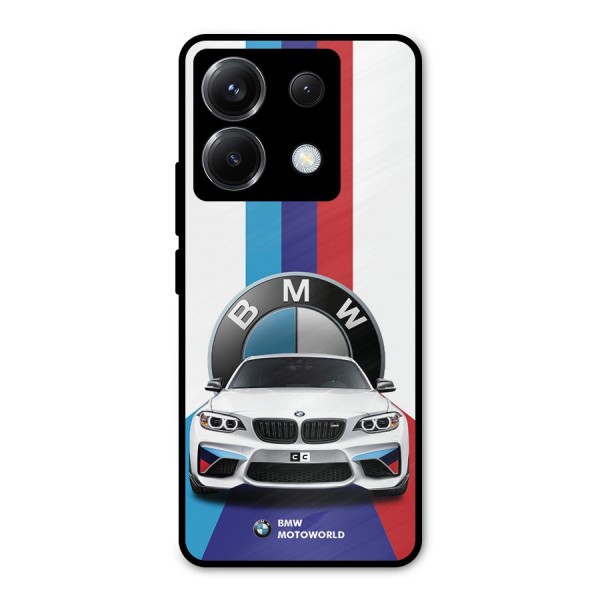 Track Supercar Metal Back Case for Poco X6