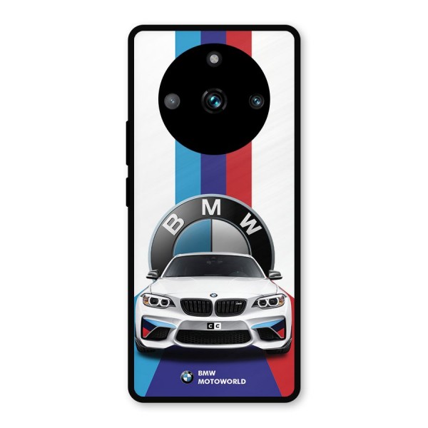 Track Supercar Metal Back Case for Realme 11 Pro