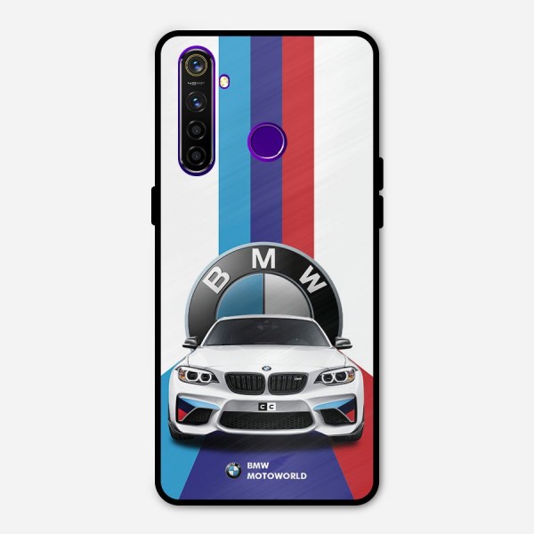 Track Supercar Metal Back Case for Realme 5 Pro