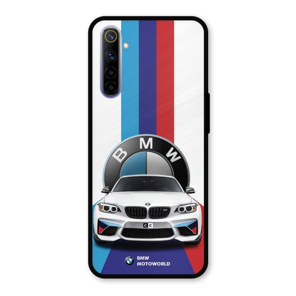 Track Supercar Metal Back Case for Realme 6