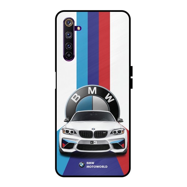 Track Supercar Metal Back Case for Realme 6 Pro