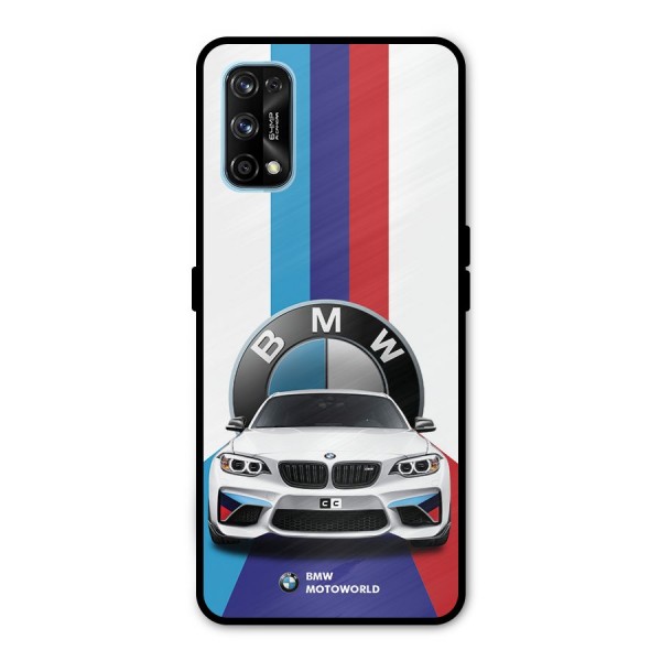 Track Supercar Metal Back Case for Realme 7 Pro