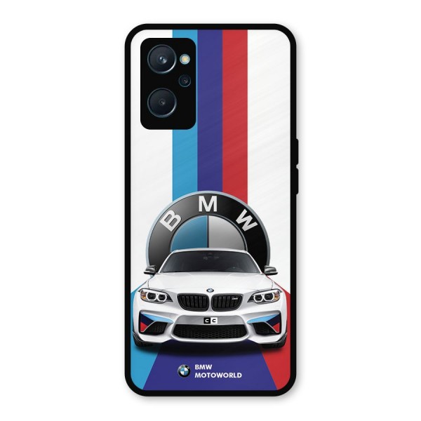 Track Supercar Metal Back Case for Realme 9i