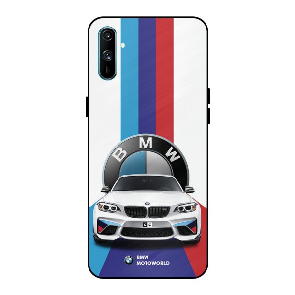 Track Supercar Metal Back Case for Realme C3