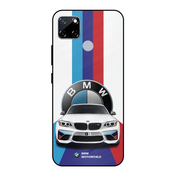 Track Supercar Metal Back Case for Realme Narzo 20