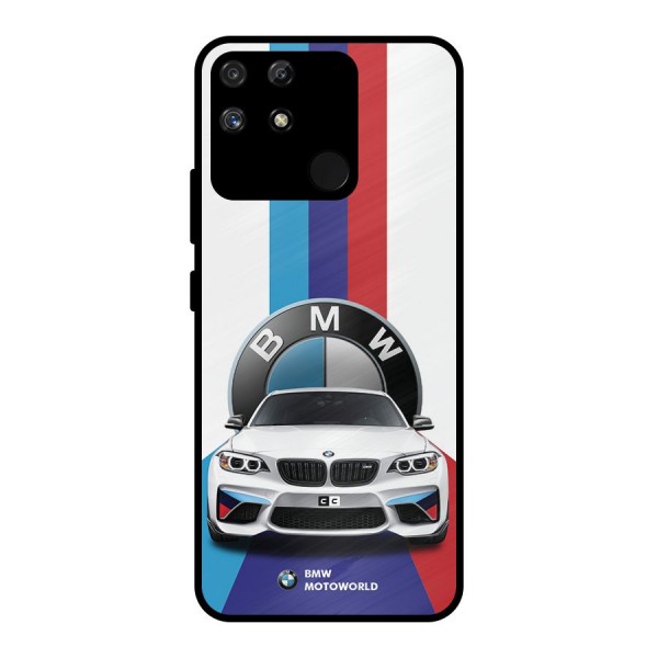 Track Supercar Metal Back Case for Realme Narzo 50A