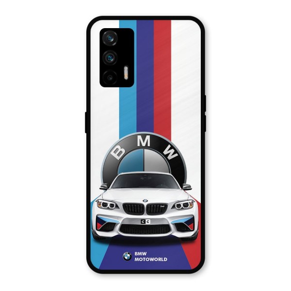 Track Supercar Metal Back Case for Realme X7 Max