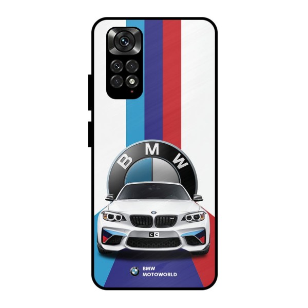 Track Supercar Metal Back Case for Redmi Note 11 Pro