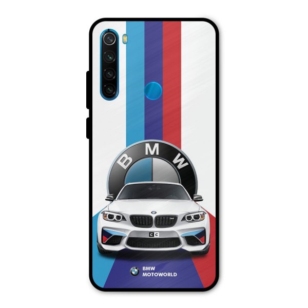 Track Supercar Metal Back Case for Redmi Note 8