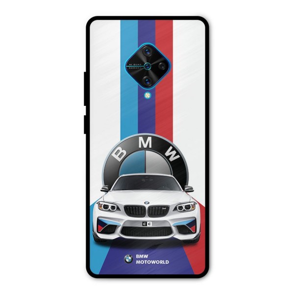 Track Supercar Metal Back Case for Vivo S1 Pro