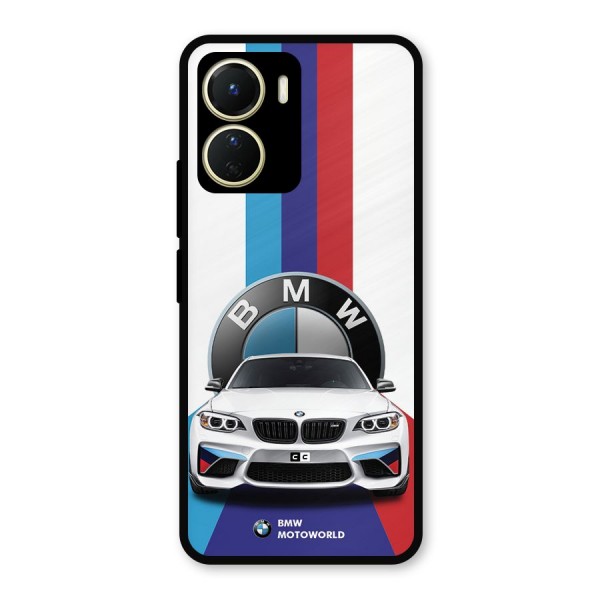 Track Supercar Metal Back Case for Vivo T2x