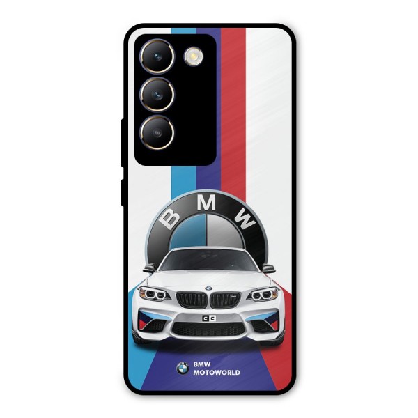 Track Supercar Metal Back Case for Vivo T3 5G