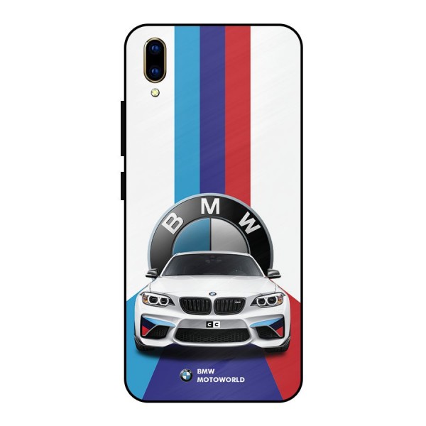 Track Supercar Metal Back Case for Vivo V11 Pro