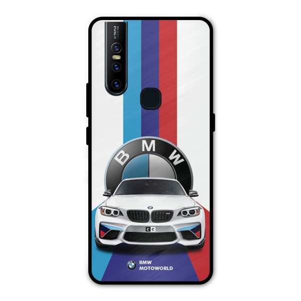 Track Supercar Metal Back Case for Vivo V15