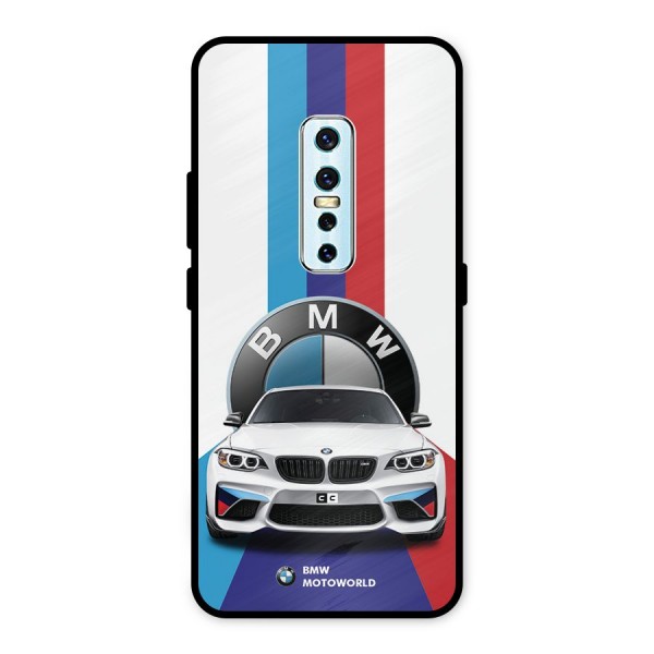 Track Supercar Metal Back Case for Vivo V17 Pro