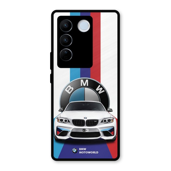 Track Supercar Metal Back Case for Vivo V27