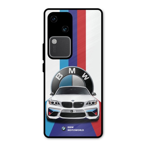 Track Supercar Metal Back Case for Vivo V30