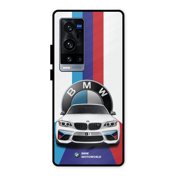 Track Supercar Metal Back Case for Vivo X60 Pro Plus