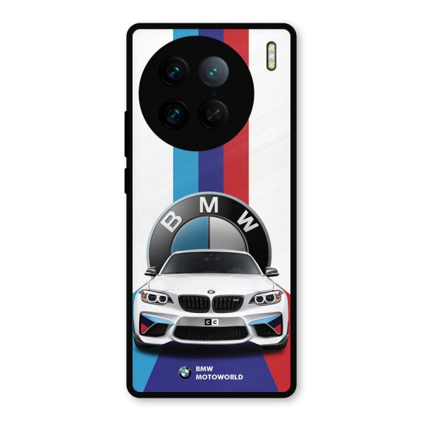 Track Supercar Metal Back Case for Vivo X90 Pro