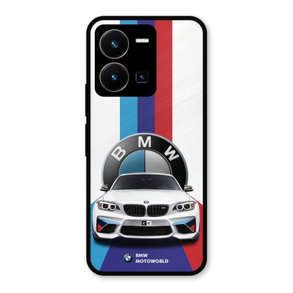 Track Supercar Metal Back Case for Vivo Y35