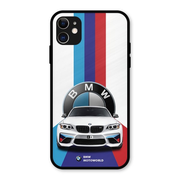 Track Supercar Metal Back Case for iPhone 11