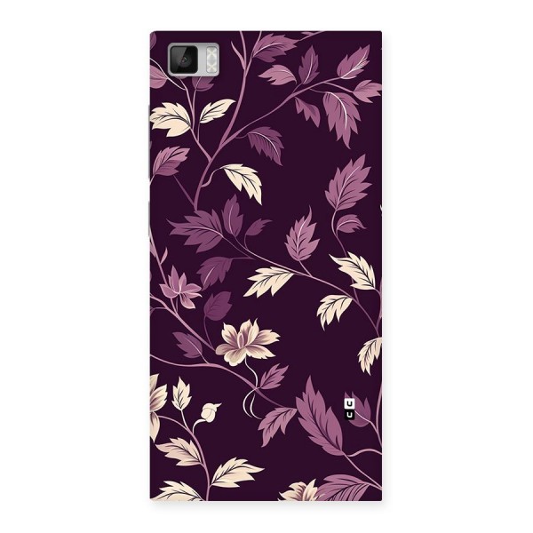 Traditional Florals Back Case for Mi3