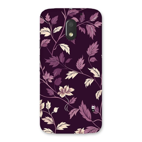 Traditional Florals Back Case for Moto E3 Power